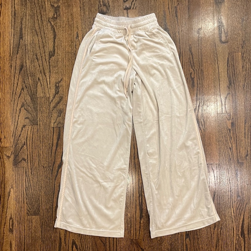 Aerie Velvet Wide Leg Skater Sweatpants